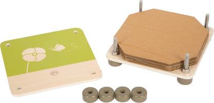 small foot Flower Discover, Made of FSC 100%-Certified Wood, Crafting Press for Kids Aged 3+ Years, 12436