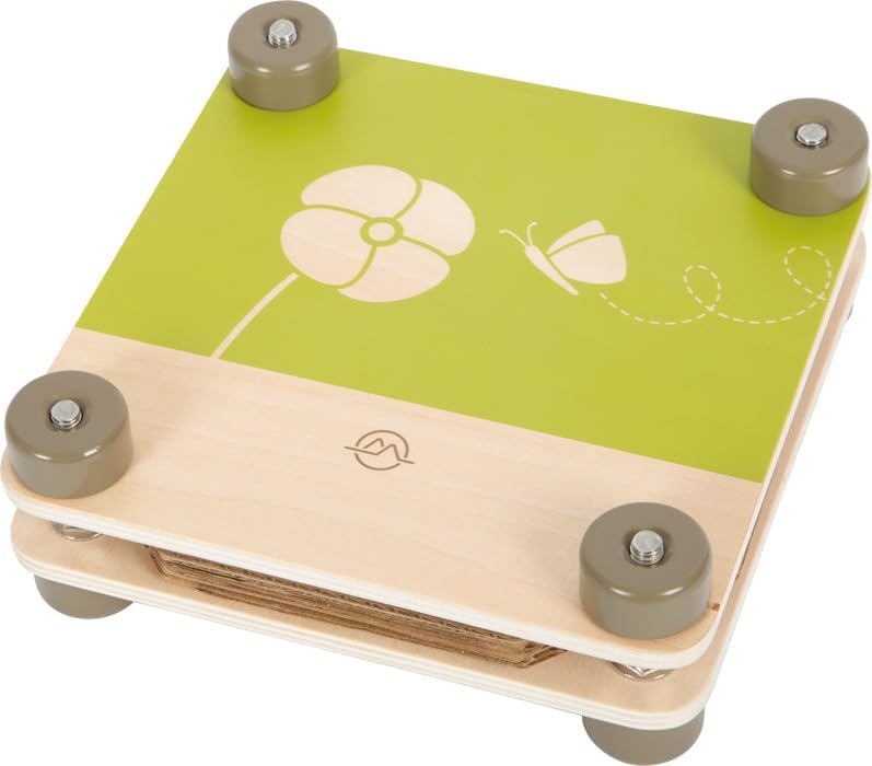 small foot Flower Discover, Made of FSC 100%-Certified Wood, Crafting Press for Kids Aged 3+ Years, 12436