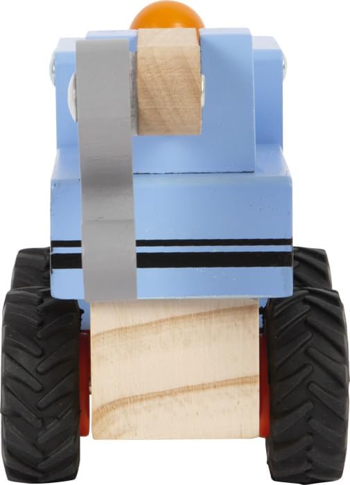 Small Foot Tow Truck Made of FSC 100%-Certified Wood, Toy car with Moving Crane, for Ages 18+ Months, 12446