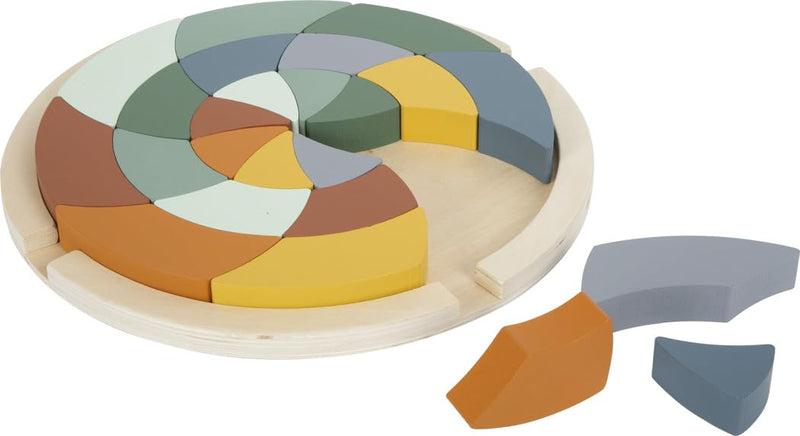 Small Foot Colours Safari, Wood, Creative Building & Stacking Puzzle Game, for Kids Aged 3+ yrs, 12457