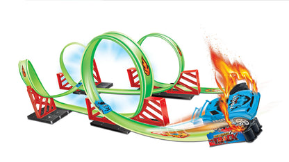 Motorola Nursery Gearbox Car Racing Track 4 loops