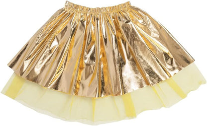 Boland 52879 Costume Set (Tiara, Wings and Tutu), Gold, Standard Size