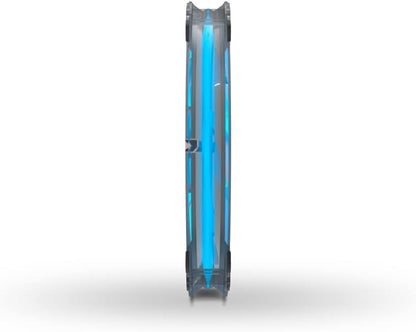 Nox Hummer X200 -NXHUMMERX200FAN Fan for PC Box 200mm, ARGB, 9 Translucent Blades, Super Slim Silent Design, Hydraulic Bearings, Rubber Support Corners
