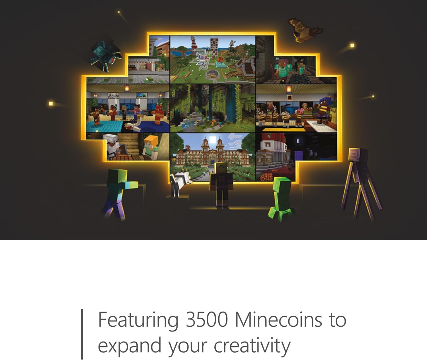 Minecraft with 3500 Minecoins – Xbox Series X, Xbox One