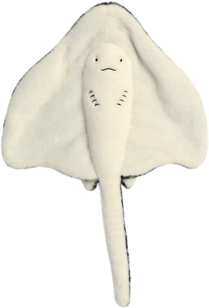 AURORA, 35019, Eco Nation Stingray, 12In, Soft Toy, Black & Grey