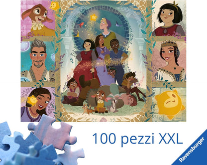 Ravensburger - Puzzle Wish 100 Pezzi XXL, Età Raccomandata 6+ Anni