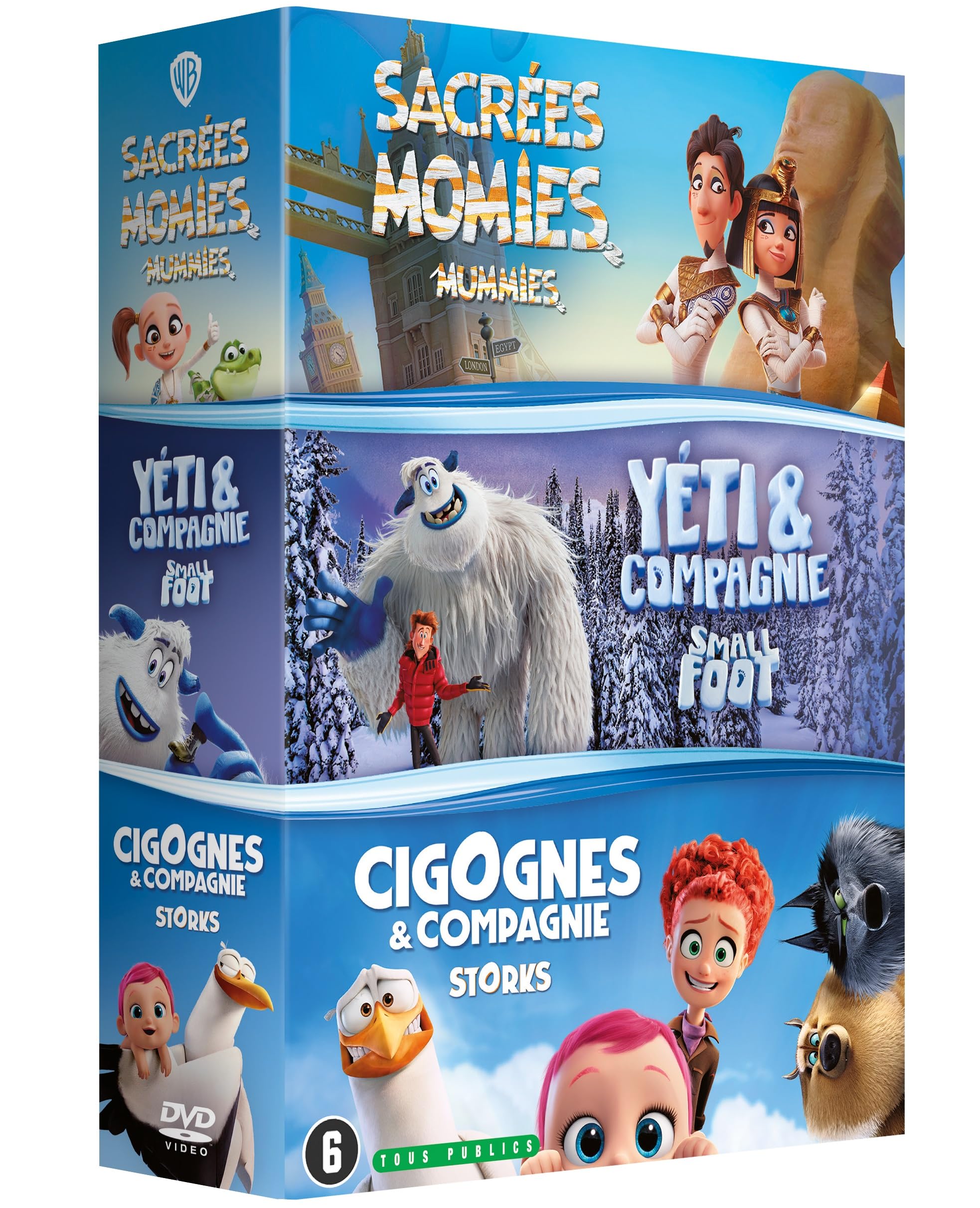 MUMMIES + STORKS + SMALLFOOT DVD (NL Versie