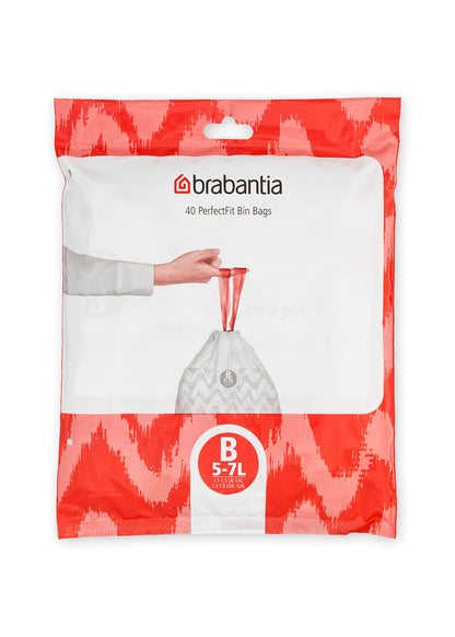 Brabantia - 40 PerfectFit Bags 5L B