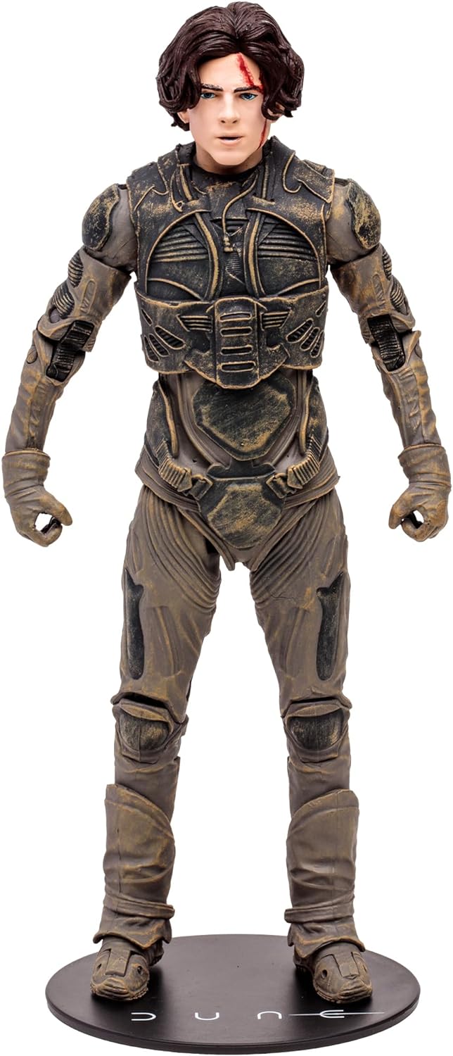 McFarlane Toys Dune: Part Two Paul Atreides & Feyd-Rautha Harkonnen 7-Inch Action Figures 2-Pack - Ultra Articulation, Crysknife, Sword, and Collectible Art Cards