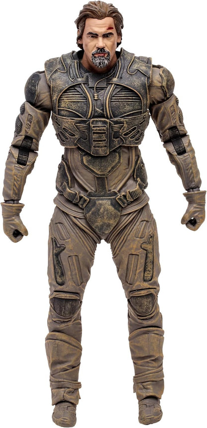 McFarlane Toys Dune: Part Two Gurney Halleck & Rabban 7-Inch Action Figures 2-Pack - Incredibly Detailed Warriors with Ultra Articulation, Swords, Whip, and Collectible Art Cards