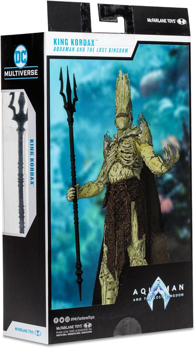 McFarlane Toys DC Multiverse King Kordax 7-Inch Action Figure - Incredibly Detailed Brute Conqueror with Ultra Articulation, Trident, and Collectible Art Card