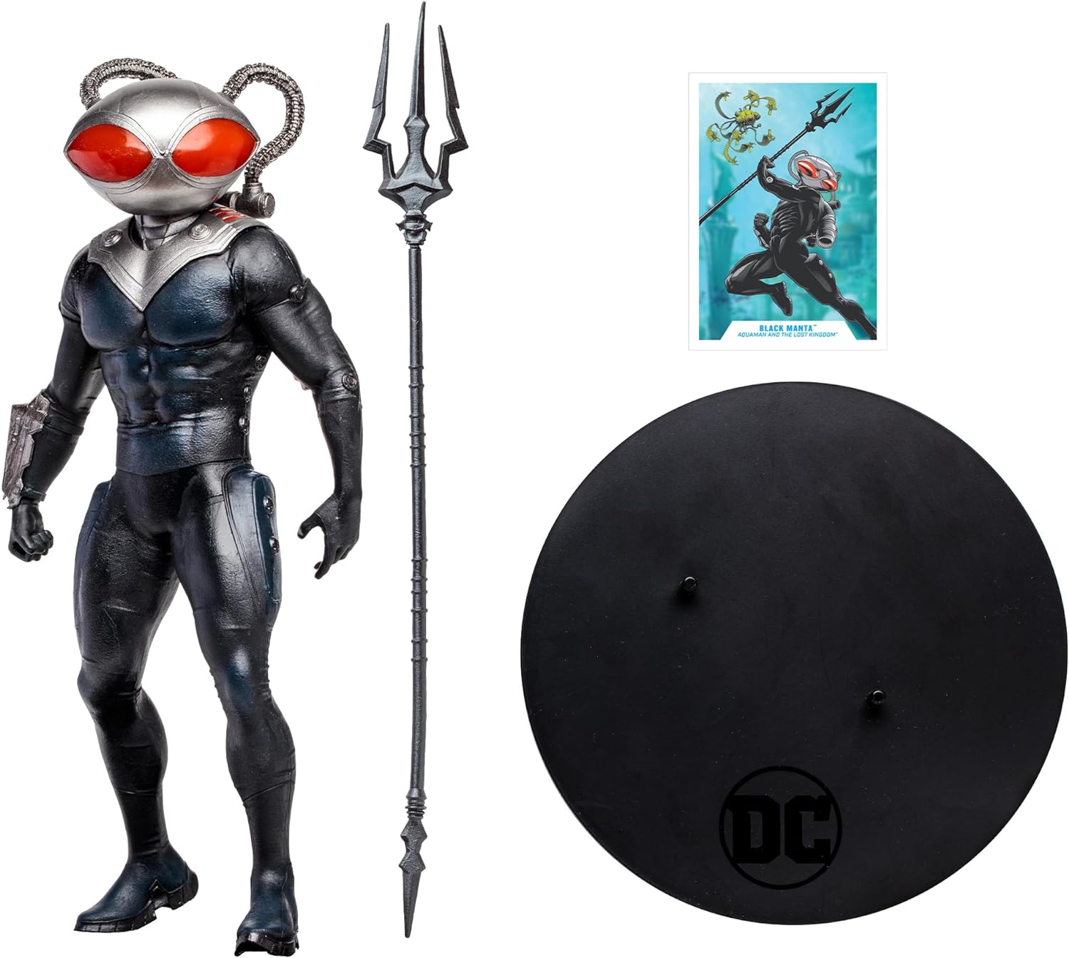 McFarlane Toys DC Aquaman 2 Figurine d'action Manta Noire 30,5 cm – Statue Incroyablement détaillée basée sur Aquaman et Le Royaume Perdu – Élargissez Votre Collection DC Multiverse