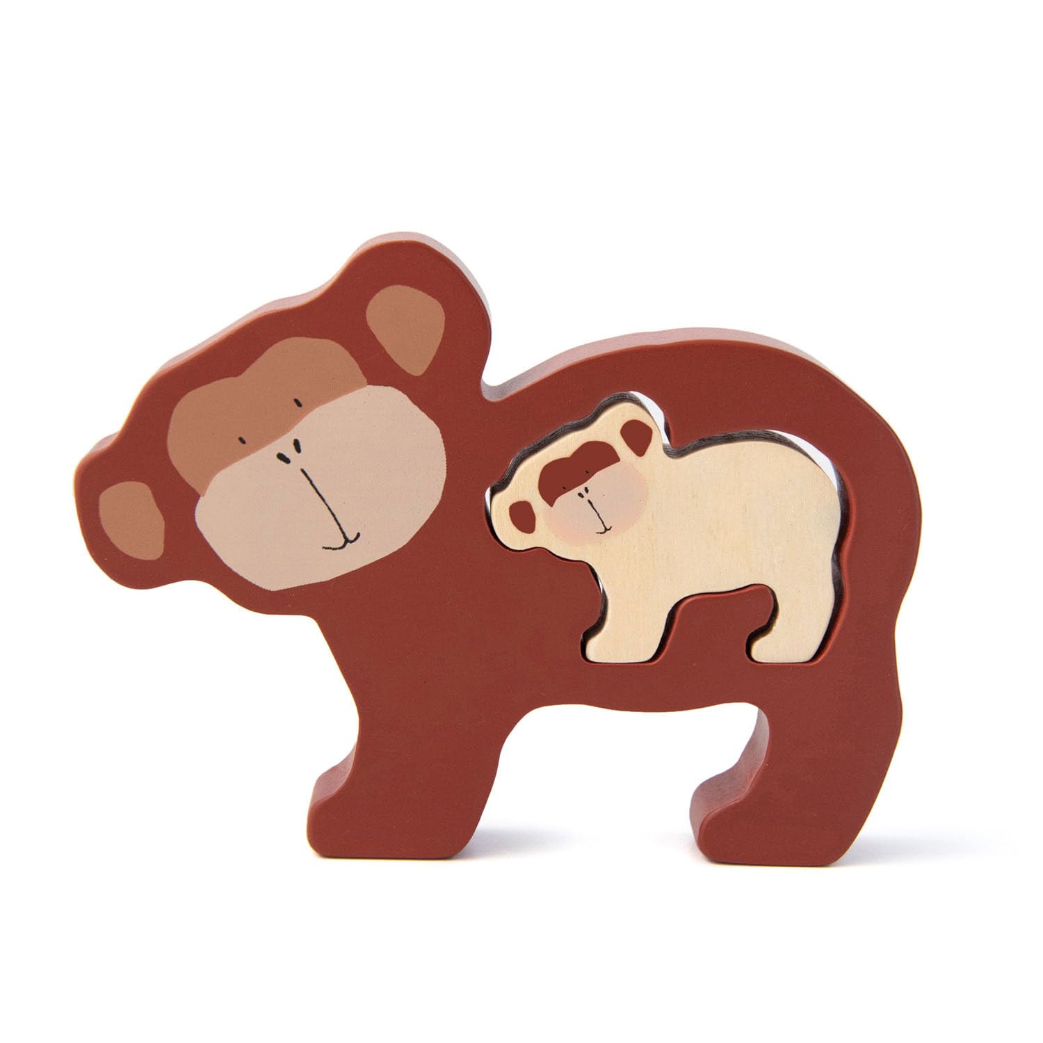 trixie Houten babypuzzle Mr. Monkey