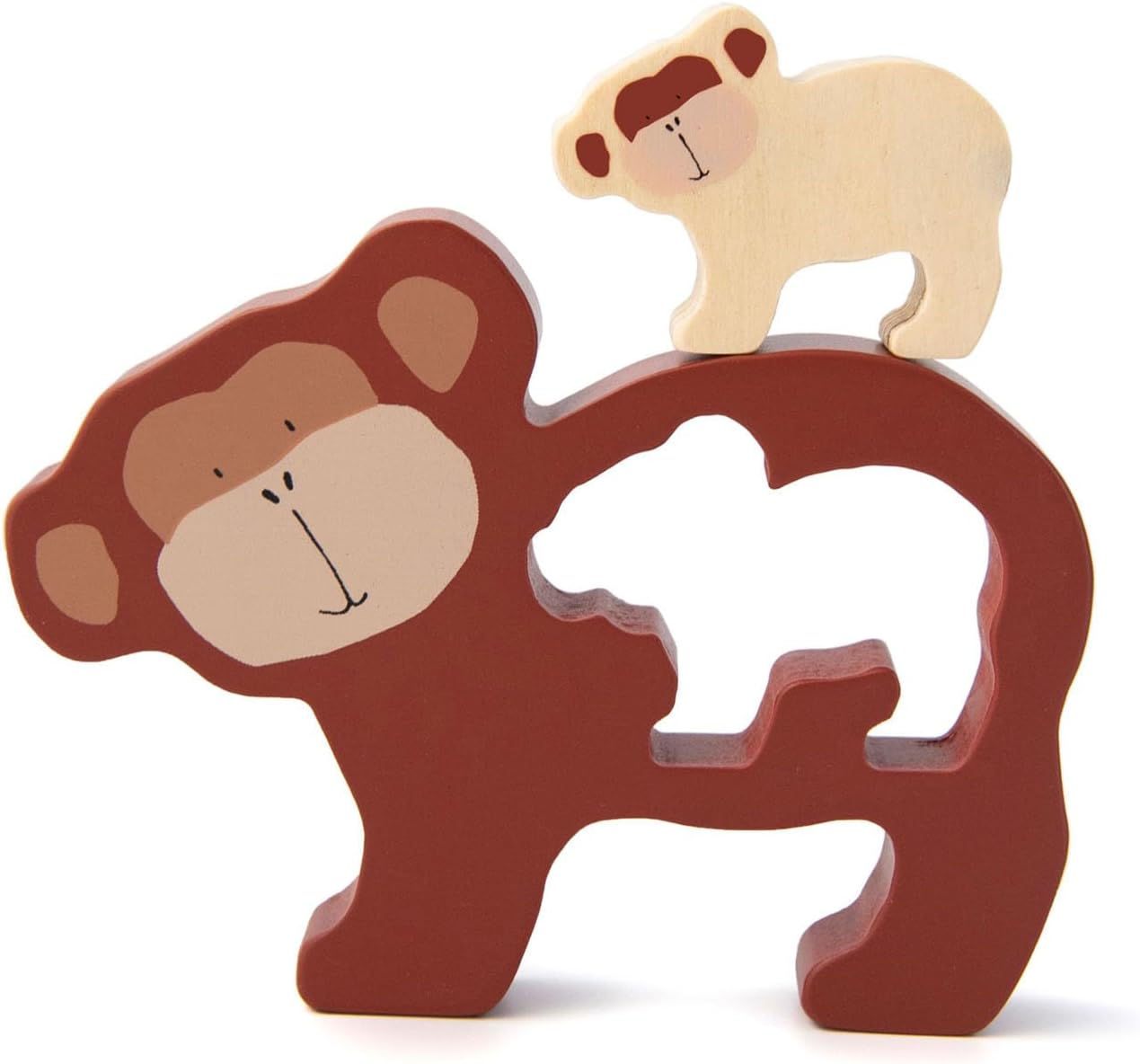 trixie Houten babypuzzle Mr. Monkey