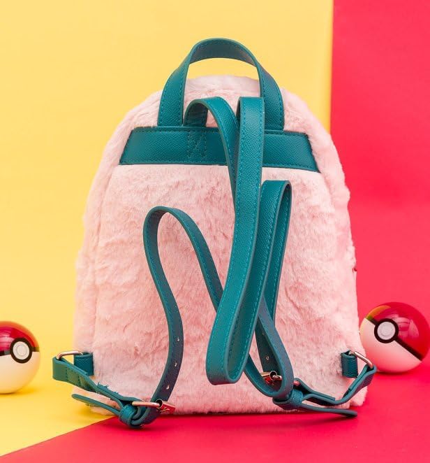 Difuzed Unisex's Pokemon Mini Jigglypuff Backpack, Black, One Size