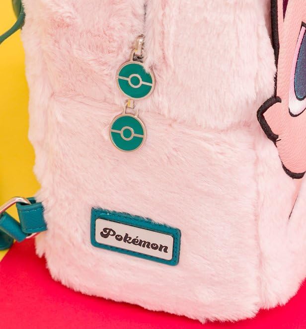 Difuzed Unisex's Pokemon Mini Jigglypuff Backpack, Black, One Size
