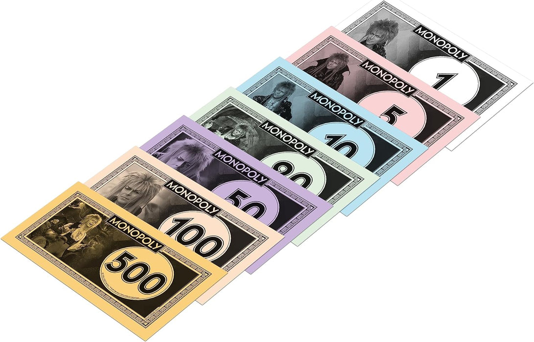 Winning Moves Labyrinth Monopoly Board Game, Goblin King explore Jim Henson's Labyrinth staring David Bowie, Advance to Goblin City and The Staircase Room, great gift for ages 8 plus