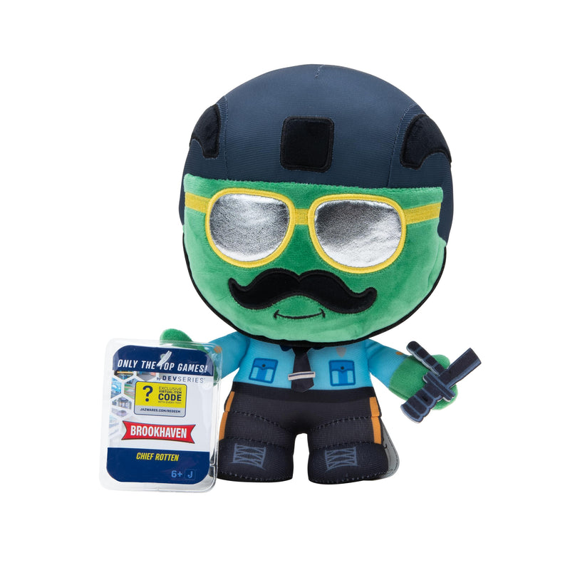 DevSeries Chief Rotten Collector Plush - 8-Inch Polyester Plush with Exclusive Virtual Item Code