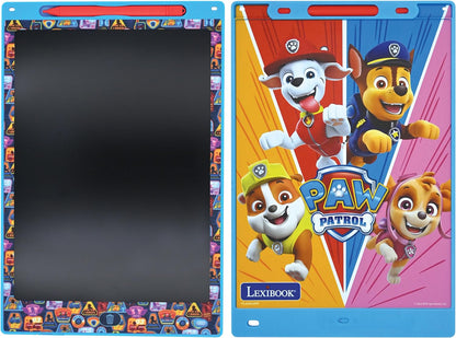 Lexibook CRT10PA, Paw Patrol Magic Slate, Art and craft toy for girls and boys, A4 size with multicoloured drawings, Blue/red