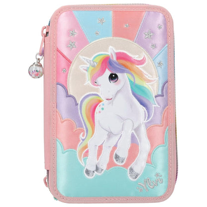 Ylvi - Triple Pencil Case Rainbow ( 0412616 )