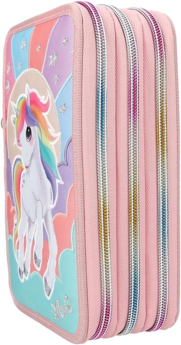 Ylvi - Triple Pencil Case Rainbow ( 0412616 )
