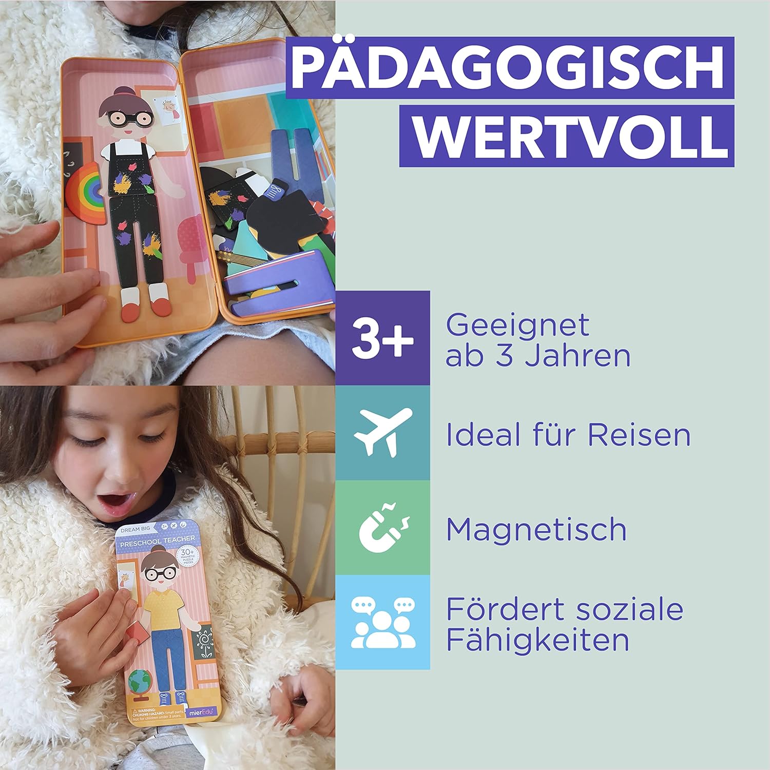 Magnetic Puzzle Box Preschool Teacher
