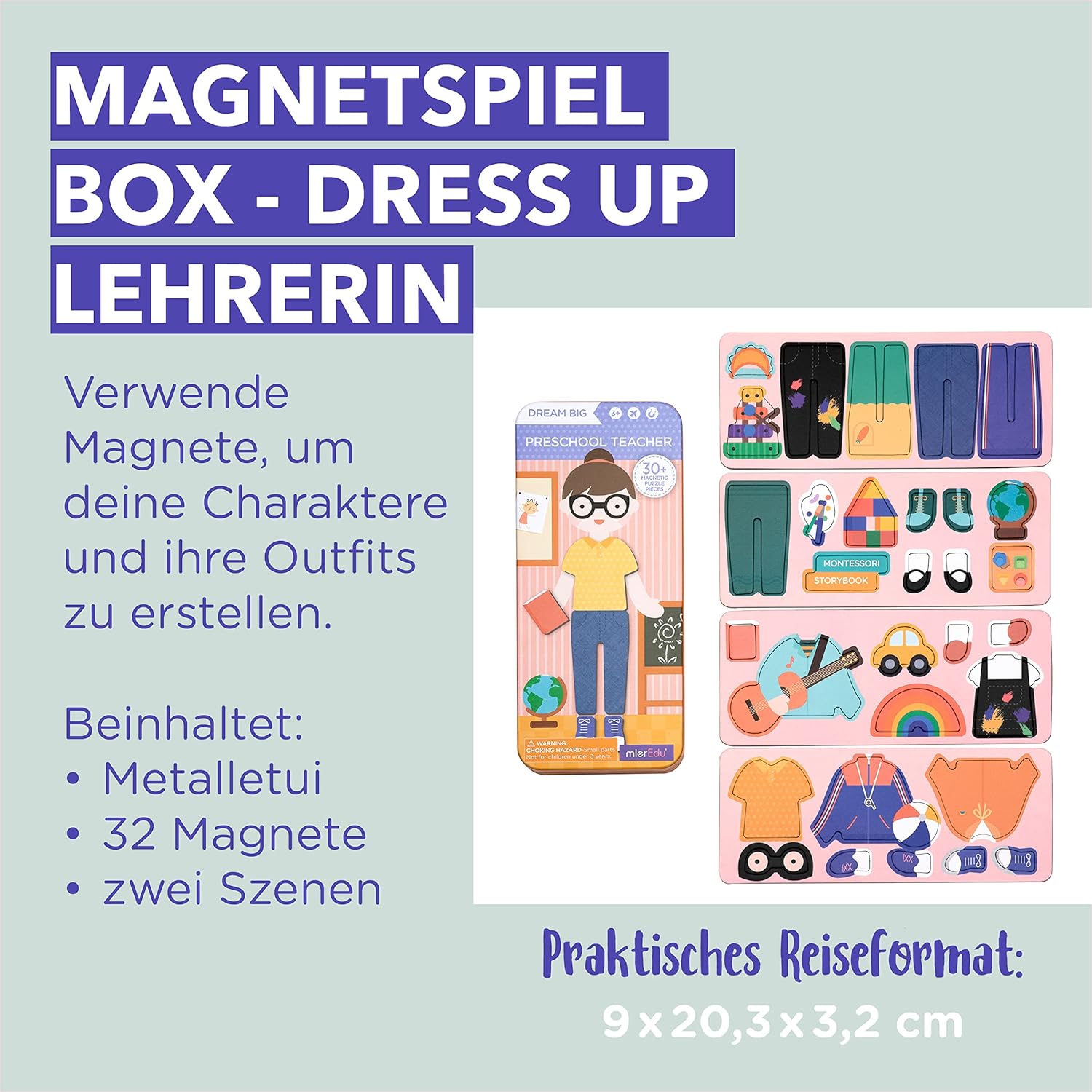 Magnetic Puzzle Box Preschool Teacher