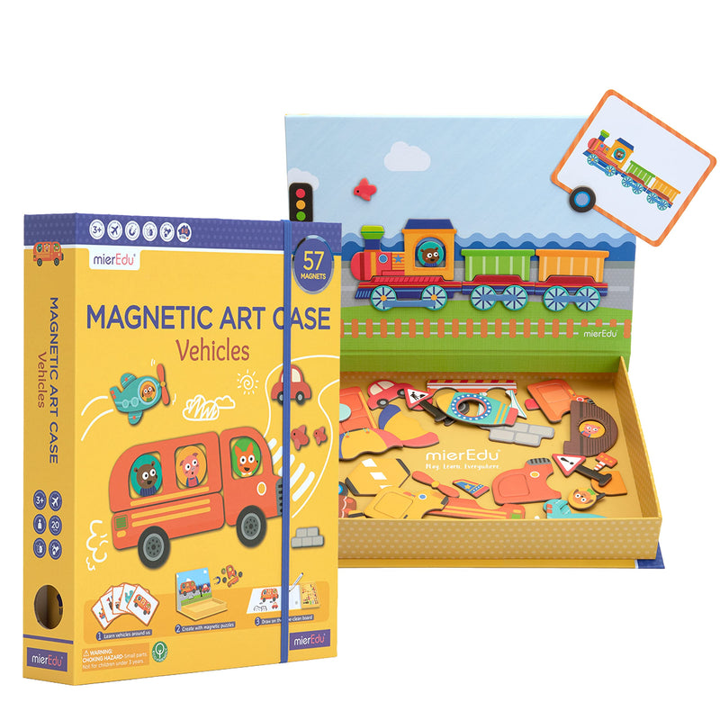 mierEdu - Magnetic Art Case - Vehicles - (ME151