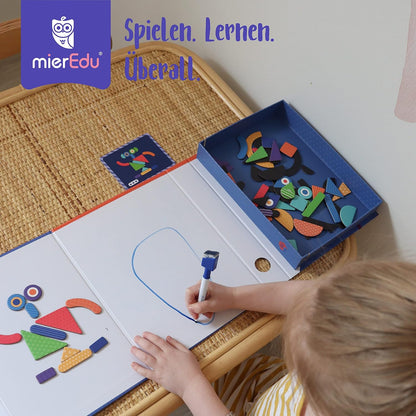 mierEdu - Magnetic Art Case - Shapes - (ME152