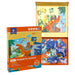 2-in-1 magnetische puzzel dinosaurus