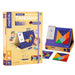 mierEdu Magnetic Puzzle Games Tangram Travel Toys Brain Teaser Toy Montessori Educational Toys Gift for Kids Age 3+Years Old, 1 Magnetic Board, 7 Shapes Jigsaw, 80 Pattern, 7 Level Challenges