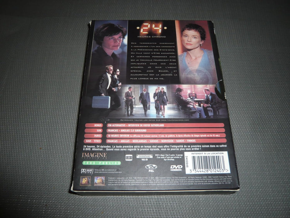 24 Heures chrono : L'Intégrale Saison 1 (24 épisodes) - Coffret Collector 6 DVD