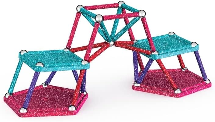 GEOMAG Glitter Panels Recycled, 536, White