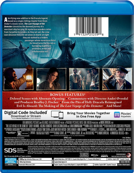 The Last Voyage of the Demeter (Blu-ray + DVD + Digital)