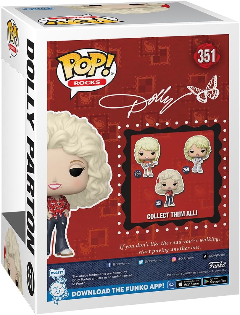 Funko POP! Rocks: Dolly Parton - ('77 Tour) - Collectable Vinyl Figure - Gift Idea - Official Merchandise - Toys for Kids & Adults - Music Fans - Model Figure for Collectors and Display