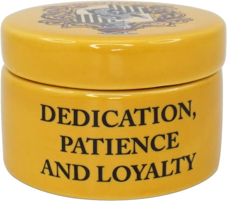 Harry Potter Ceramic Trinket Box Round - Hufflepuff - Trinket Box With Lid - 6cm Décor - Hufflepuff Gifts
