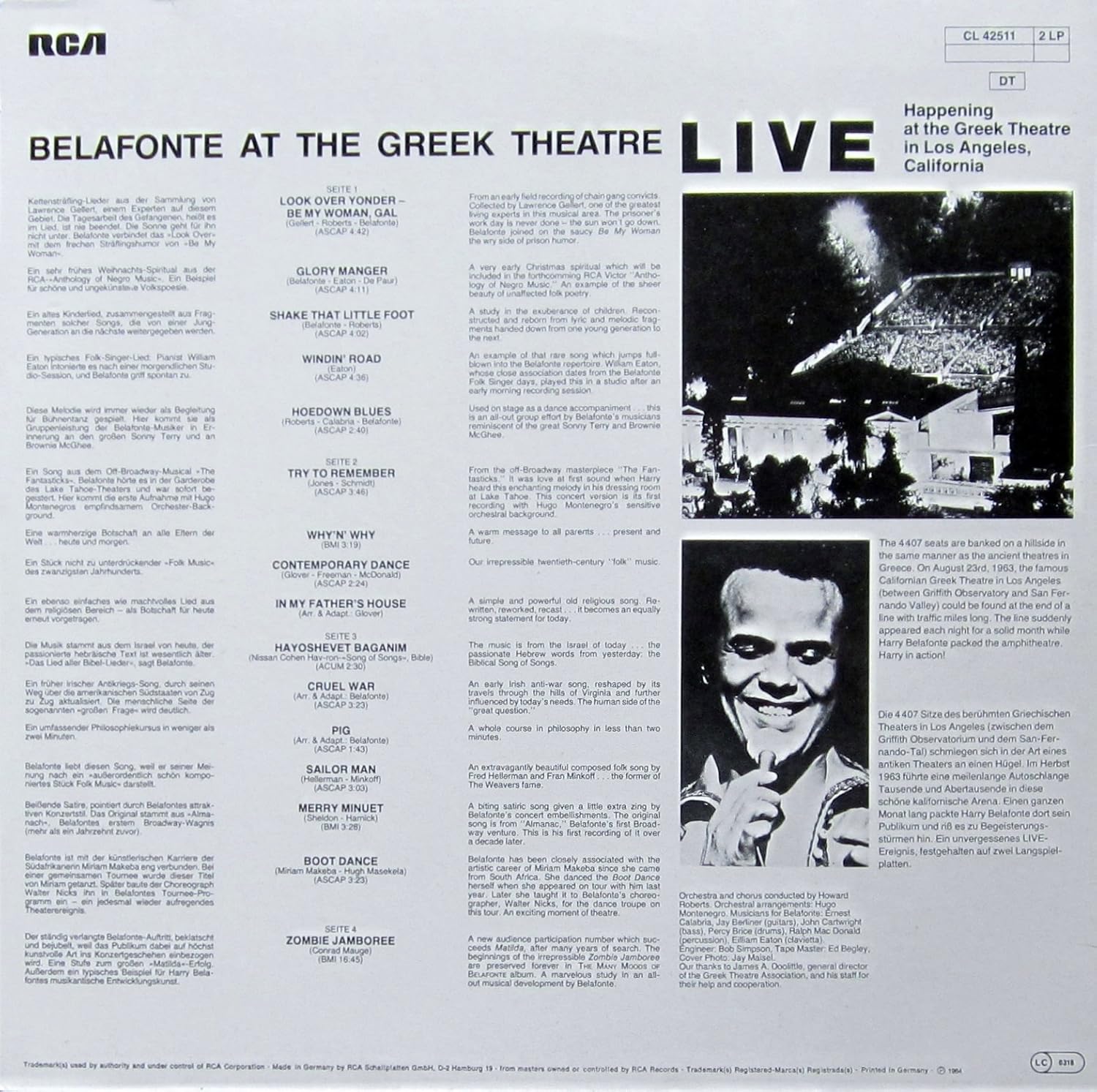 Belafonte at the Greek Theatre
