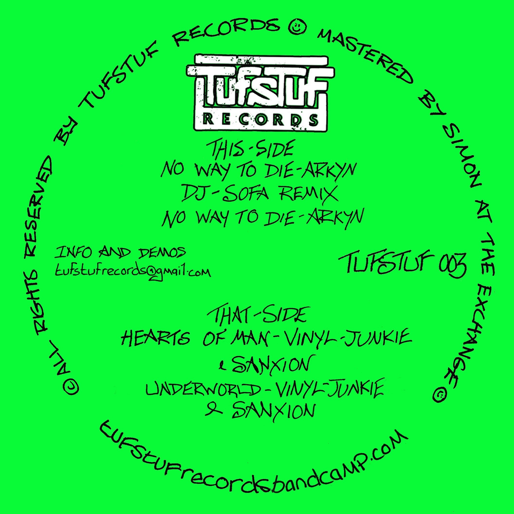 No Way to Die (DJ Sofa Remix)/No Way to Die/Hearts of Man/...