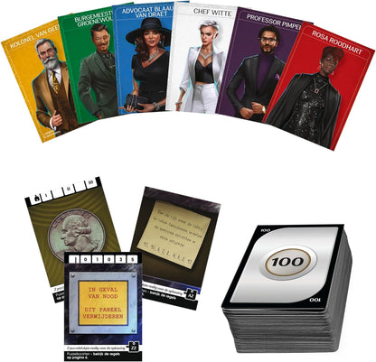 Hasbro Gaming Cluedo Escape: Das Midnight Hotel Brettspiel Einmalige Escape Room Spiele für 1-6 Spieler Kooperative Detektivspiele (niederländische Version)