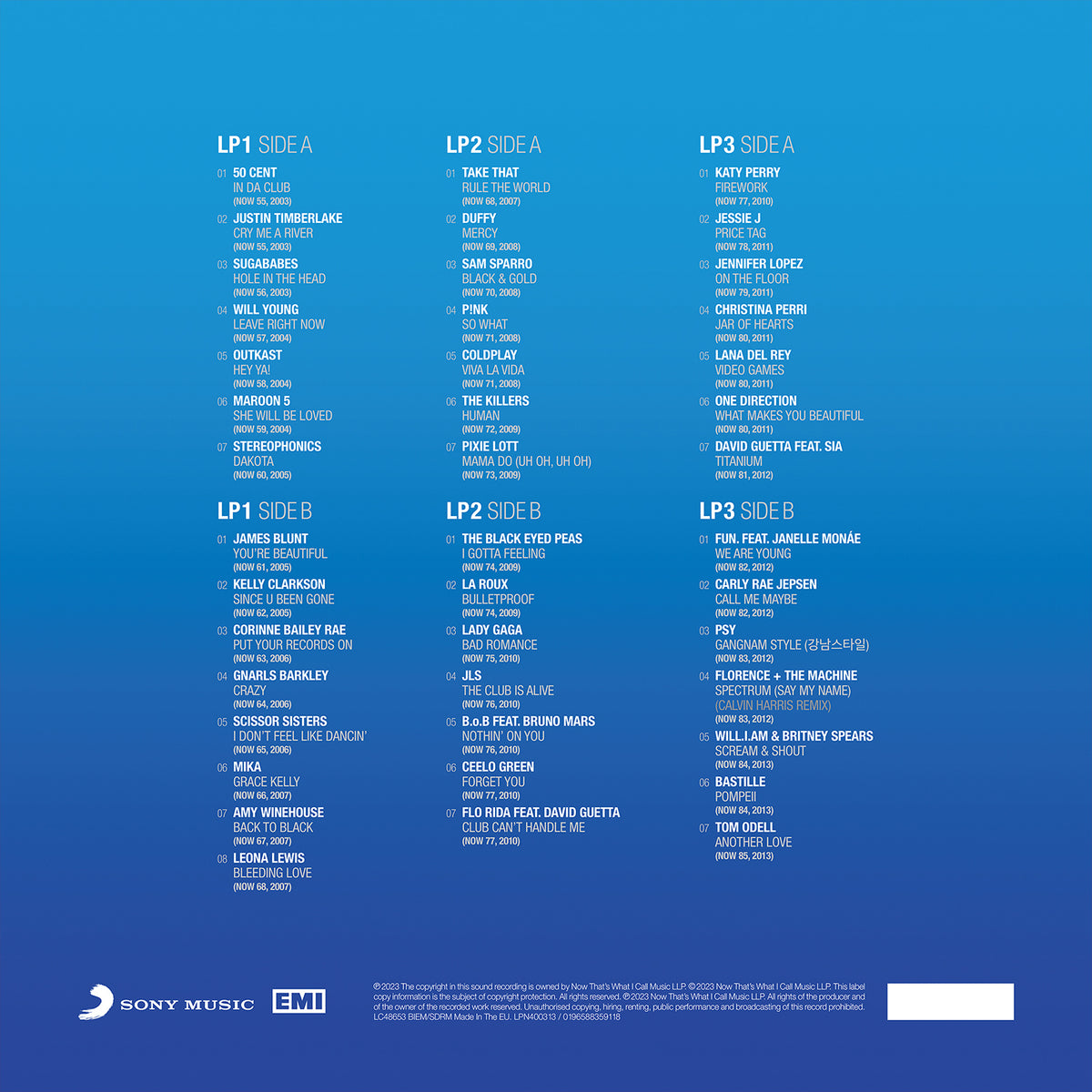 Various Artists Now That's What I Call 40 Years: 2003-2013 - Volume 3 ...