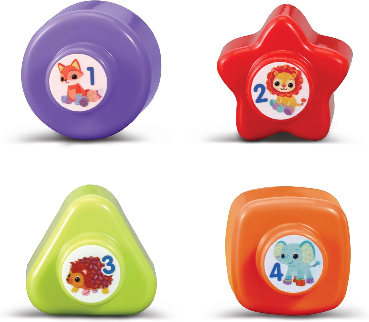 VTech Ma première Machine à Formes, Tambour Musical pour Enfants, Jouet avec 5 Formes, Instrument de Musique interactif avec 3 chansons et 20 mélodies, Langue Italienne, Piles incluses, 12-36 Mois