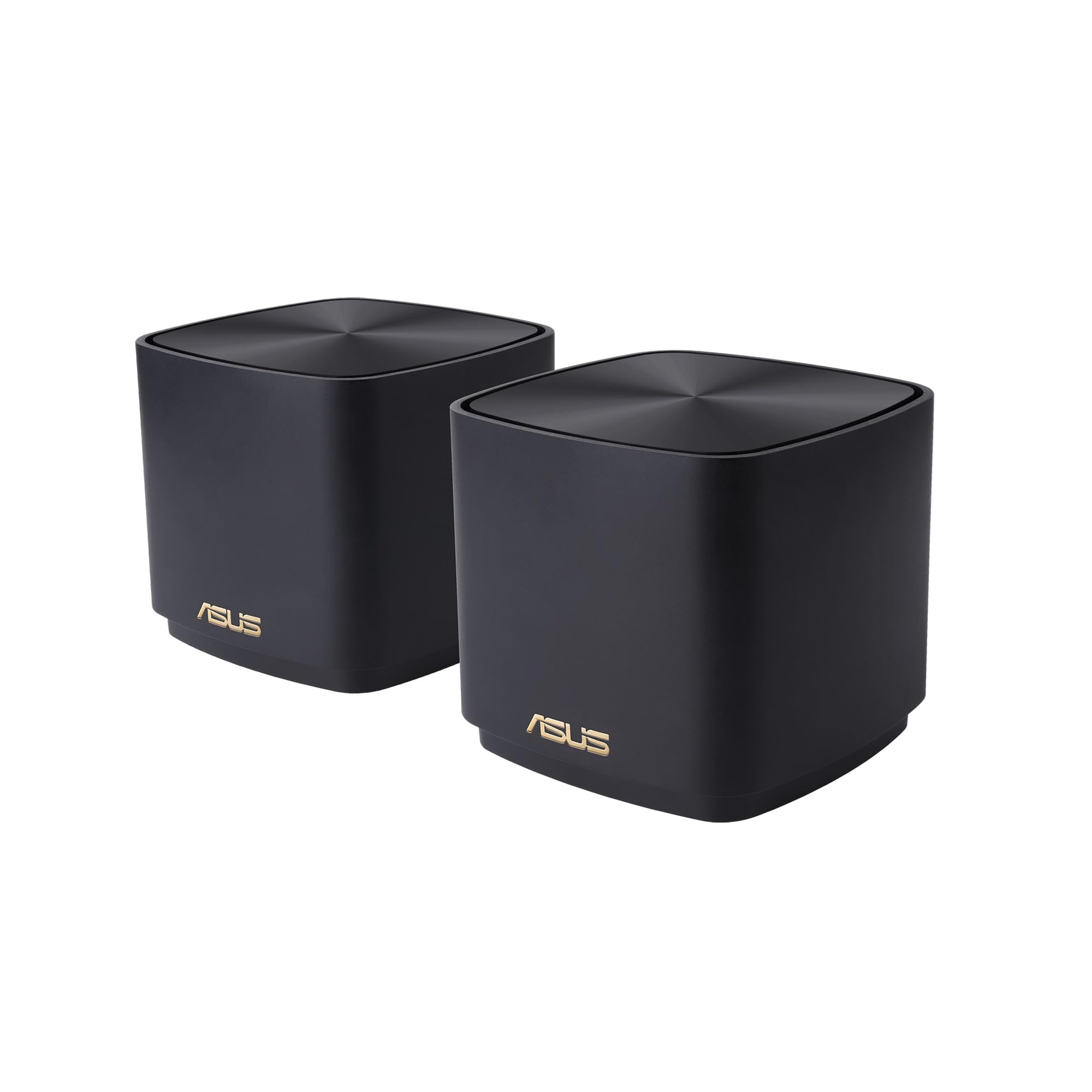 ZenWifi XD4 plus 2 pk black AX1800 Whole-Home Dual-band Mesh WiFi 6 System 2 pack Life-time free network security, parental controls, MU-MIMO support, Traditional QoS