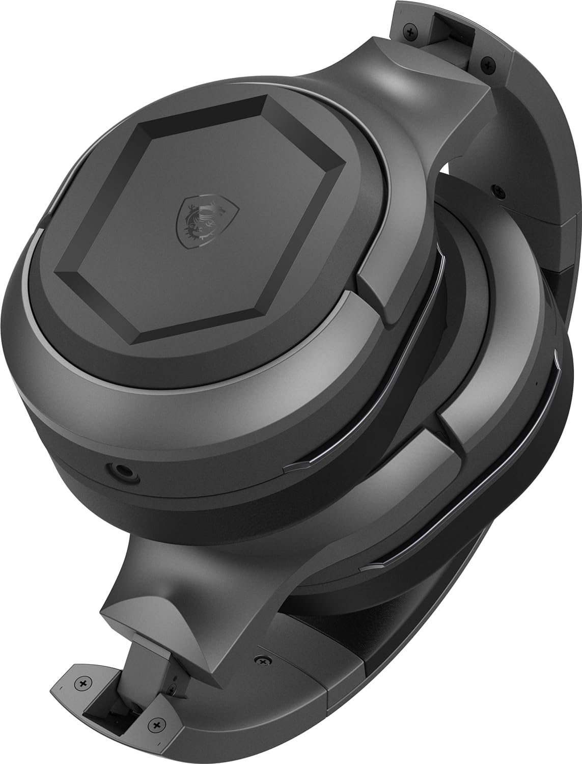 MSI IMMERSE GH50 WIRELESS GAMING HEADSET - 2.4GHz Ultra-Low Latency, 50mm Neodymium Drivers, Detachable Mic, Lightweight & Foldable Design, Up to 22-Hour Battery, USB Transmitter - Wired/Wireless