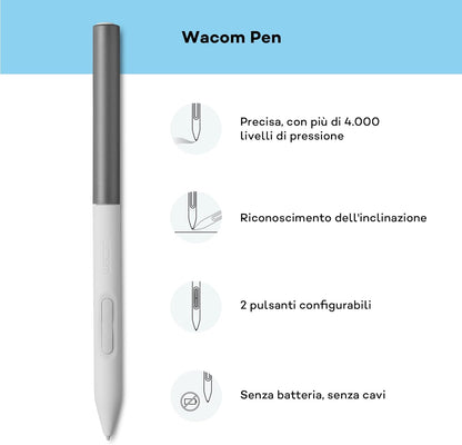 Tabletas Gráficas y Pens One Pen Wacom CTC6110WLW2B