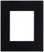 Ver Frame For Flush Ins 1 Mod Black