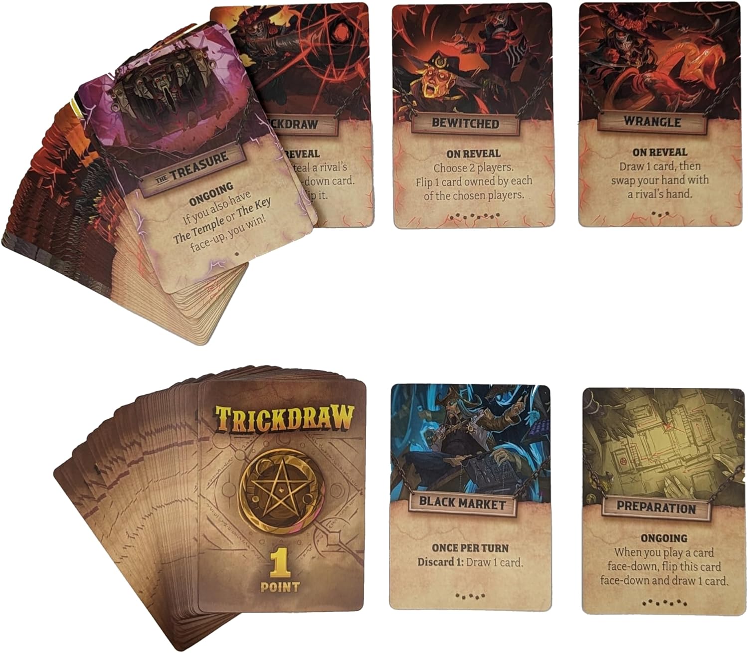 Good Games Publishing TRICKDRAW - Fast Paced Card Game, Magic Flippin' Cowboys, Strategy