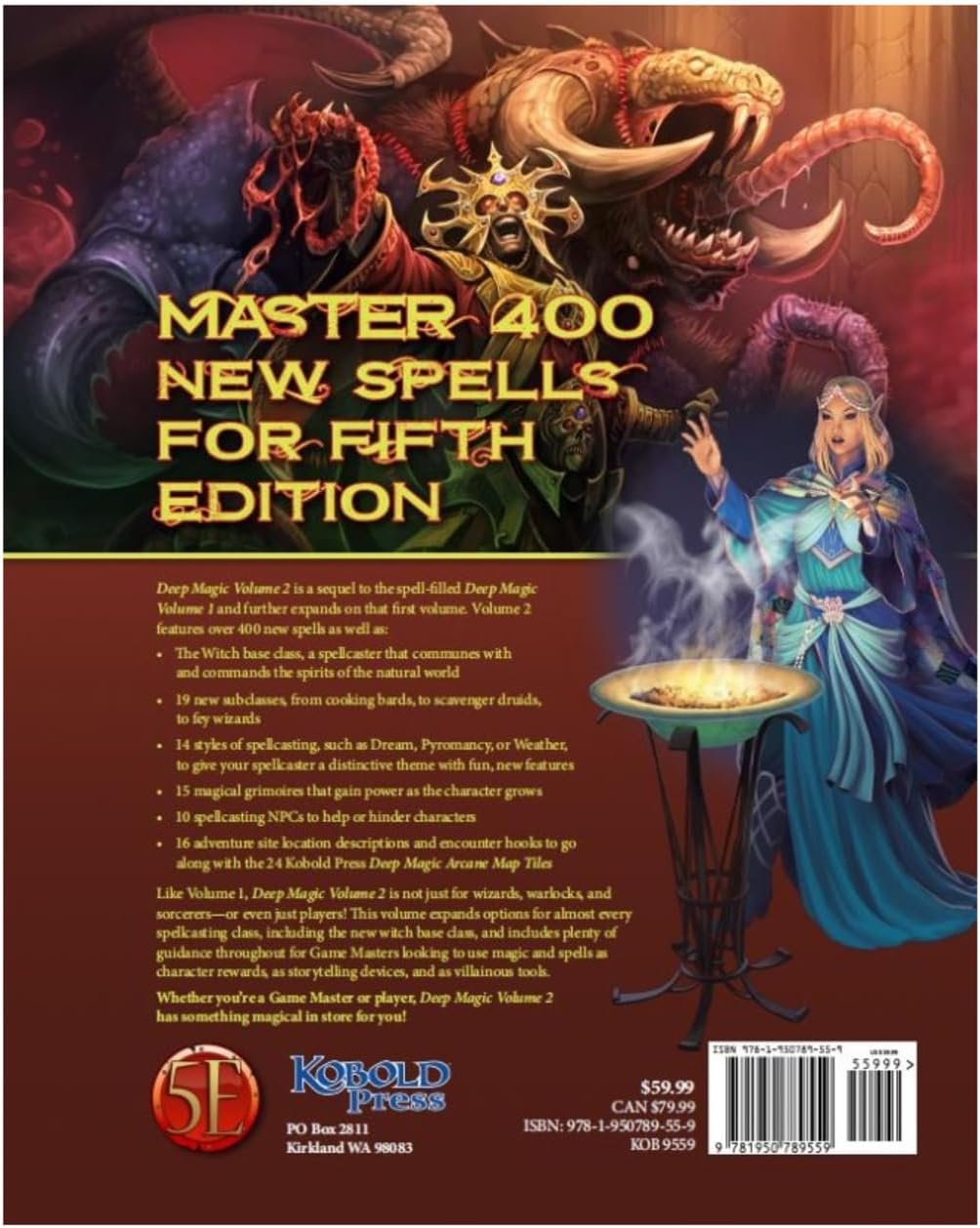 Kobold Press Deep Magic Volume 2 Roleplay