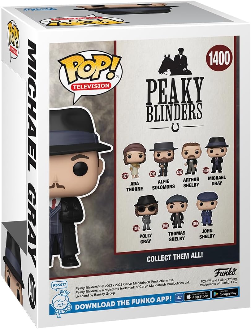 Funko POP! TV: Peaky Blinders - Michael Shelby Gray - Collectable Vinyl Figure - Gift Idea - Official Merchandise - Toys for Kids & Adults - TV Fans - Model Figure for Collectors and Display