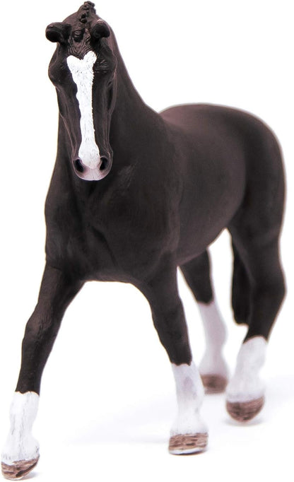 schleich 13927 Hannoverian Mare, Black, From 5 Years Horse Club - Figurine, 14 X 3 X 11 cm