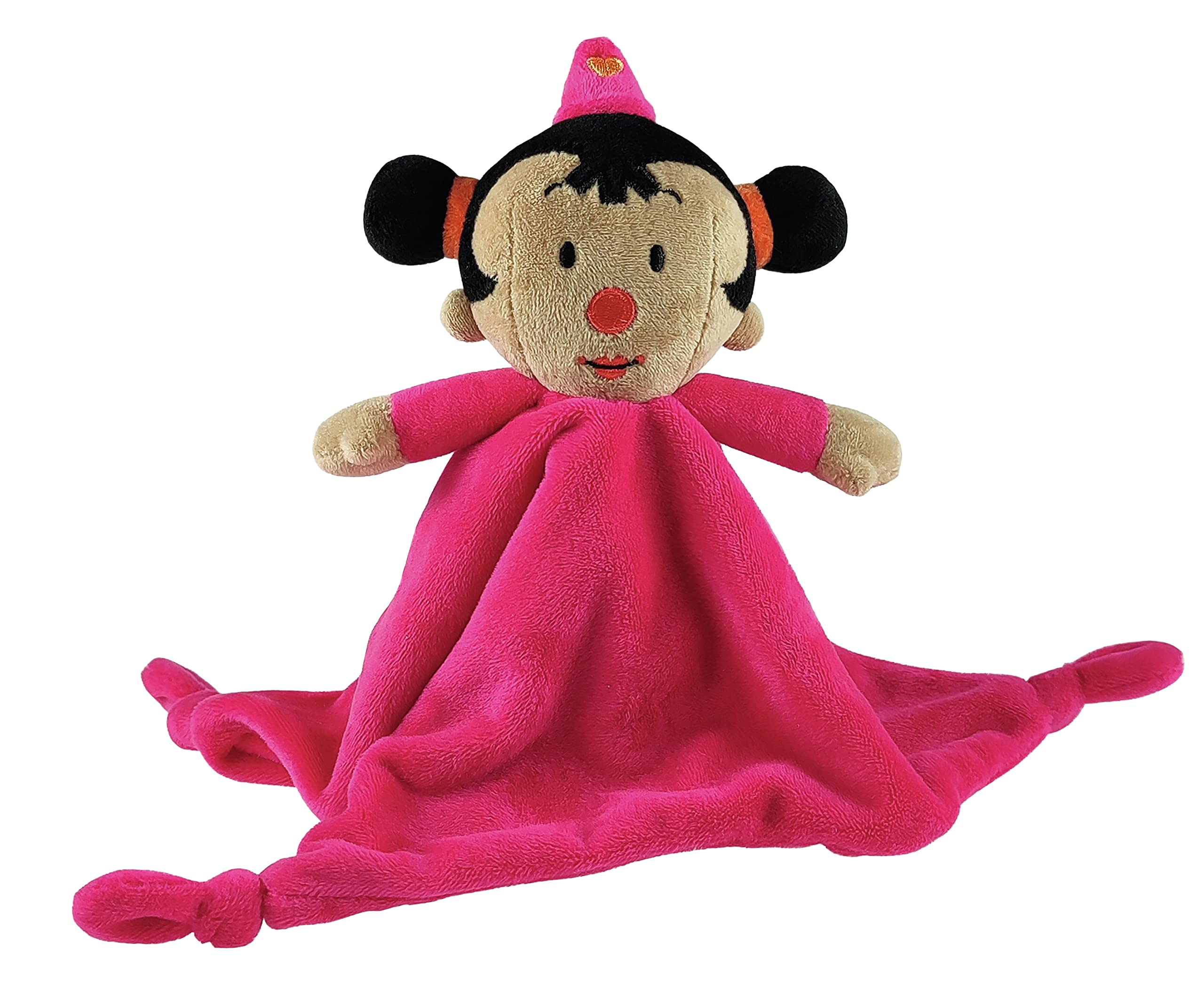 Bumba : knuffeldoekje Bumbina - roze - het vriendinnetje van Bumba